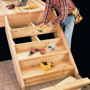 Alternative view of Build Deck Stairs