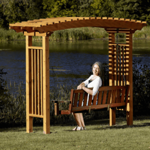 Alternative view of Elegant Garden Arbor
