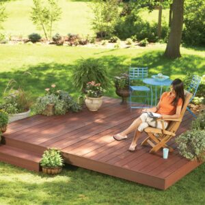 Alternative view of Island Deck