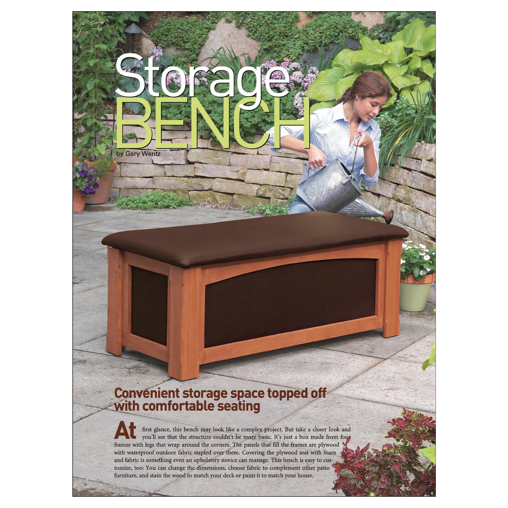 Outdoor Storage Bench
