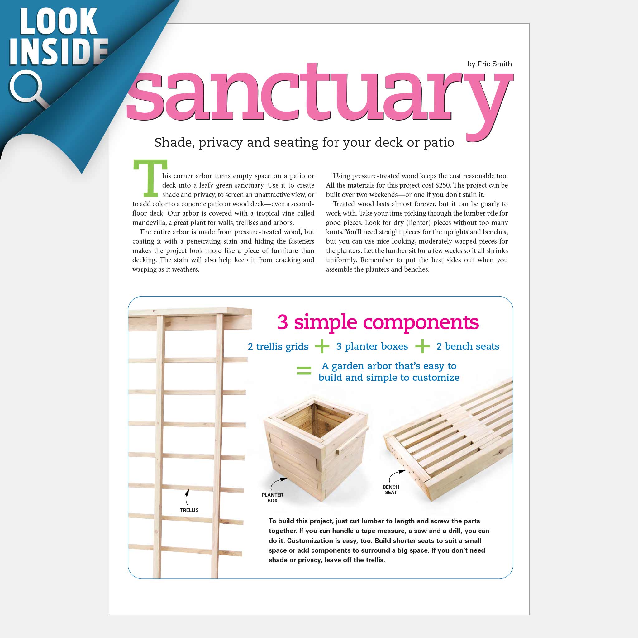 Summer Sanctuary Trellis & Benches - Image 3